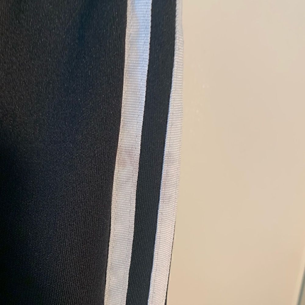 Adidas GUC black/white stripe track pants Size Small - Picture 6 of 7